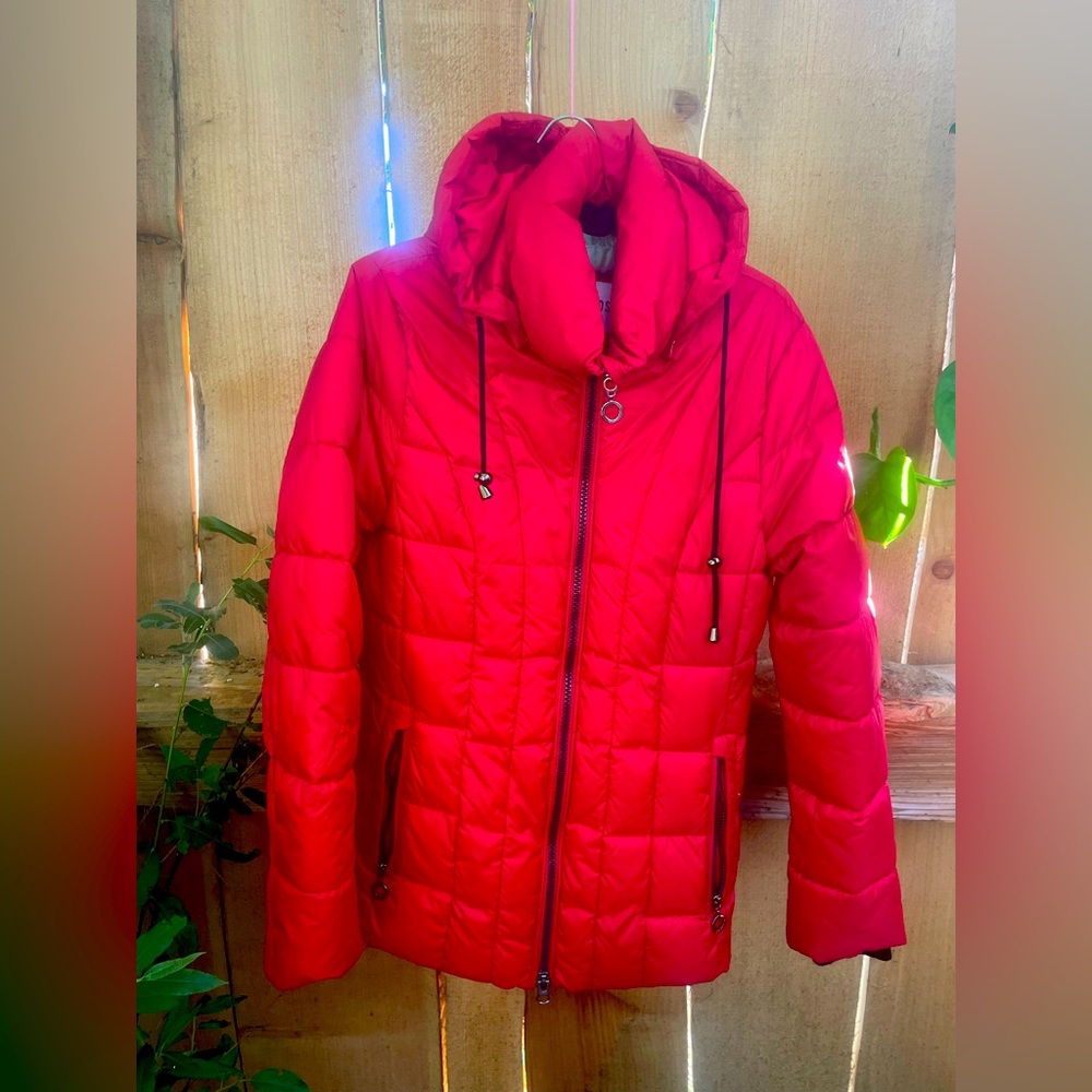 Size 8 women’s puffy winter jacket - Frandsen, brand new with tags , never worn
